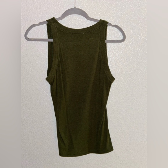 SHEIN Fitted Green Tank Top - Picture 2 of 2